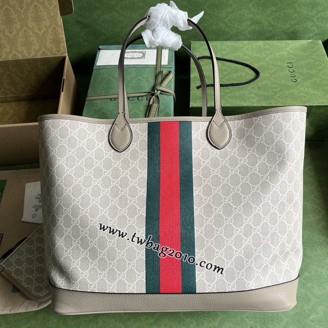 gucci專櫃新款手提袋 古馳Ophidia系列大號托特包 jcp1654